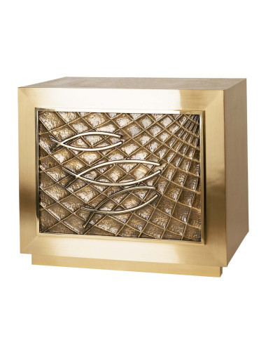 Tabernacle with fish and nets motifs