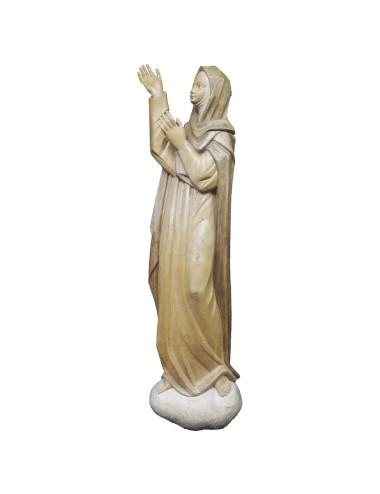 Virgin image made in wood carving