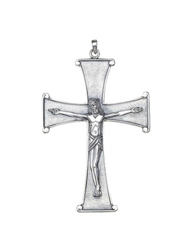 Pectoral Cross with Corpus made in sterling silver