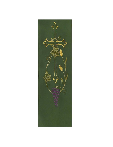 Estola con cruz, uvas y espigas