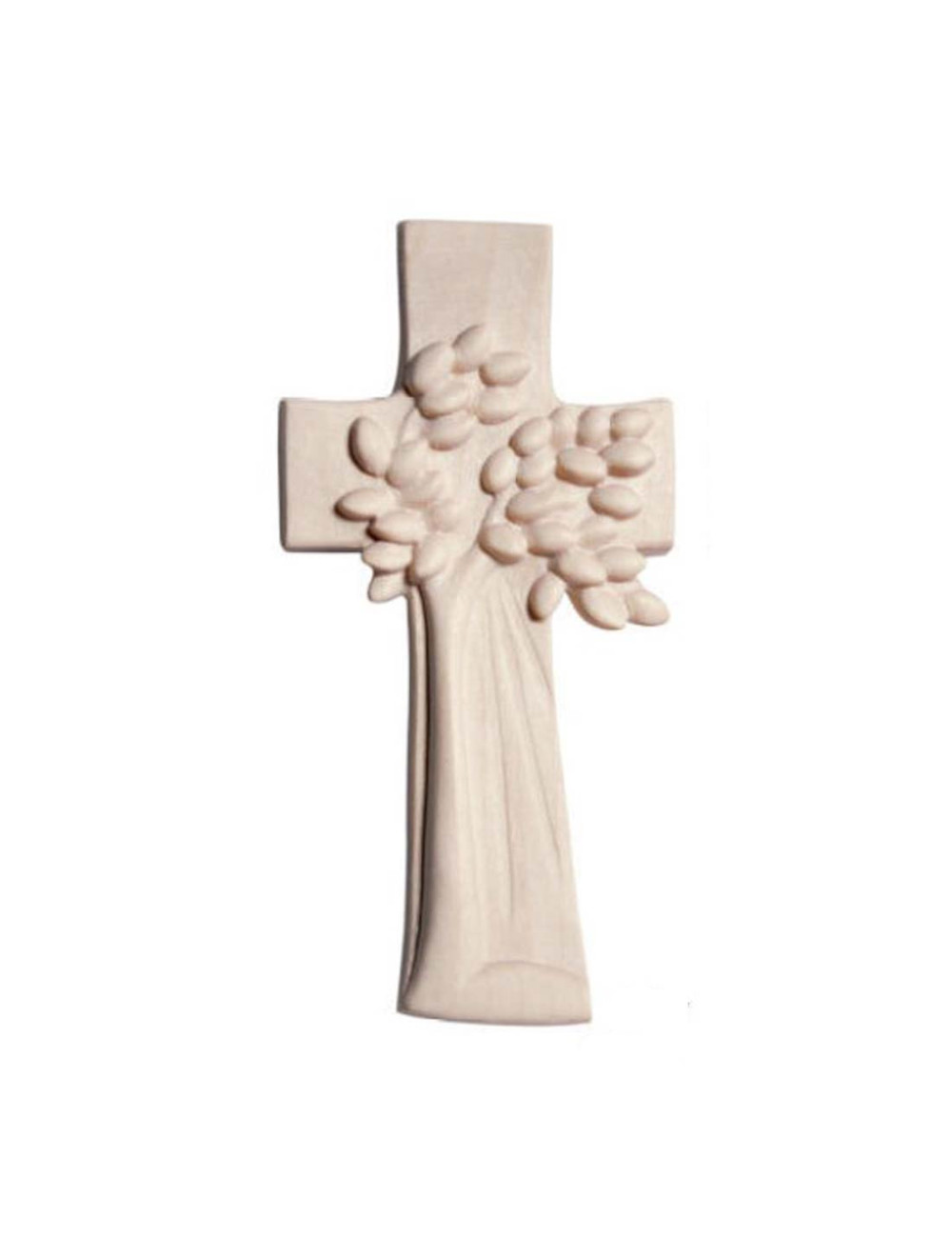 Cruz de pared con Corpus realizada en madera