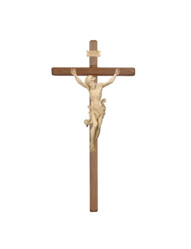 Cruz de pared con Corpus realizada en madera