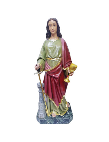 Santa Bárbara pasta de madera. Artículo exclusivo de Santarrufina