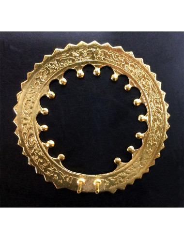 Saint Aureole plant motifs made in brass
