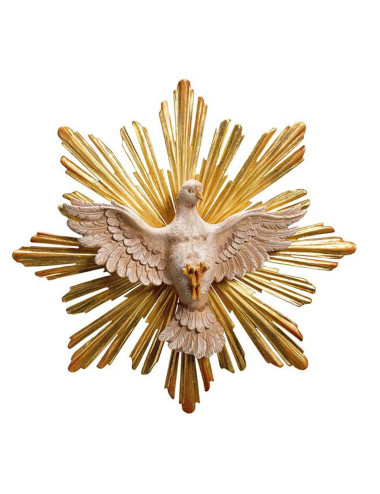 Espíritu Santo realizado en madera
