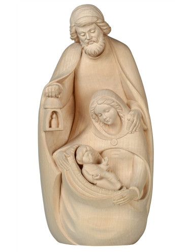 Sagrada Familia realizada en madera