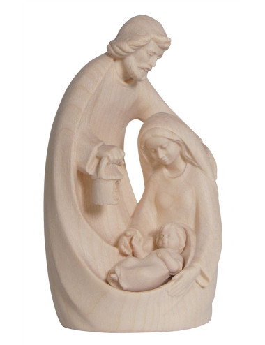 Sagrada Familia realizada en madera