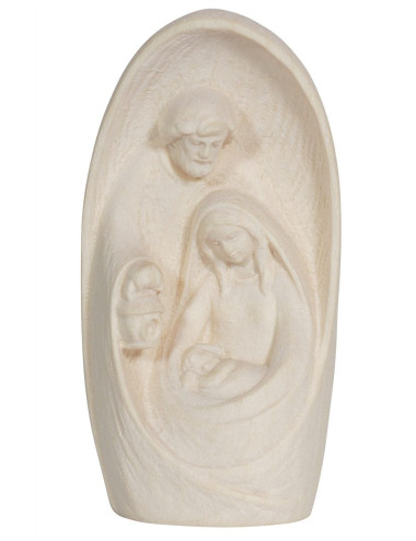 Holy Family made in wood carving
