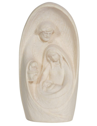 Sagrada Familia realizada en madera