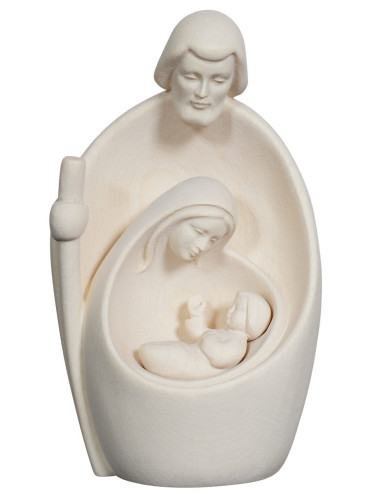 Sagrada Familia realizada en madera