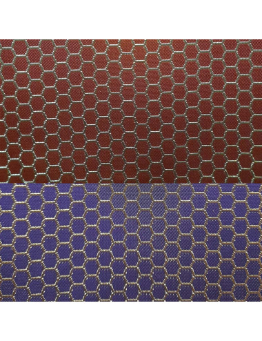 Tissu decorated with hive motif