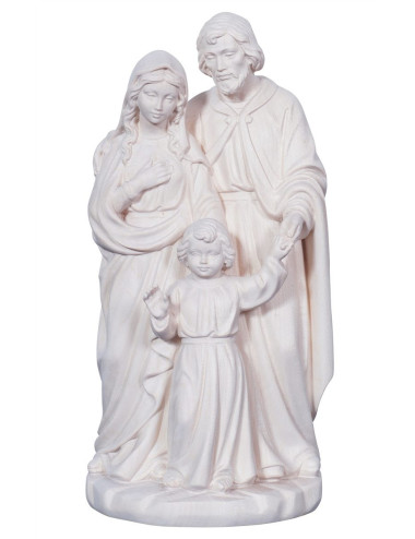 Holy Family made  in wood carving