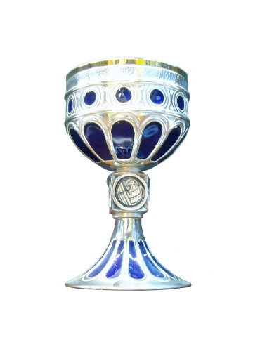 Chalice with enamel and Four Evangelists