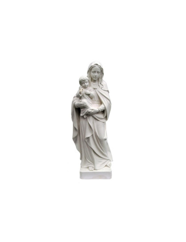 Virgin with child fiberglass