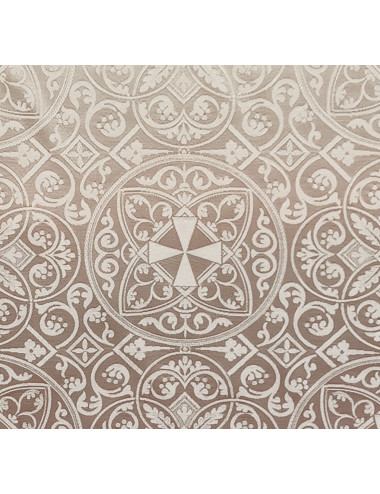 Bizantine damask decorated with cross motifs
