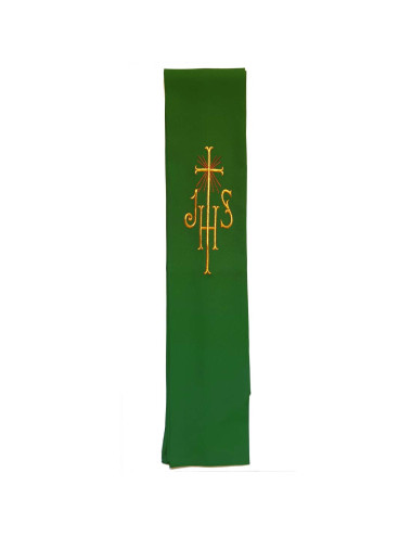 Stole with a embroided JHS motif
