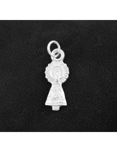 Virgin of the Pilar medal made in sterling silver