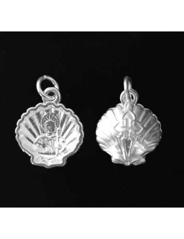 shell of Santiago made in sterling silver