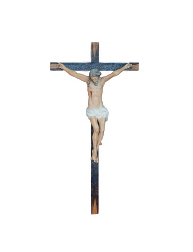 Crucified Christ made wood carving