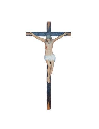 Crucified Christ made wood carving