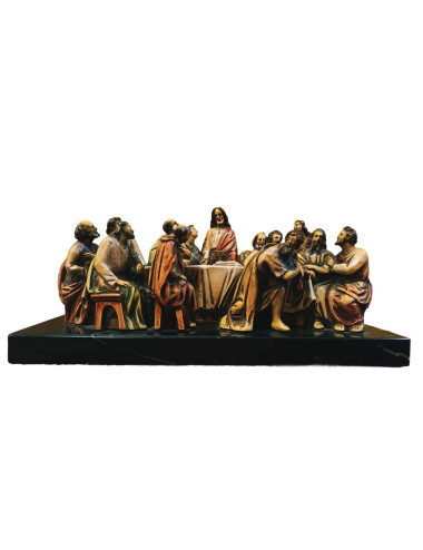 Last Supper image made in terracotta