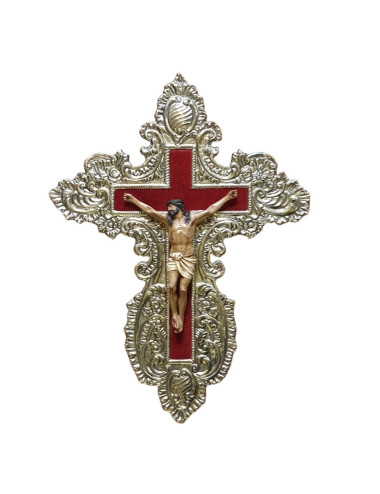 Imagen de Cristo Crucificado pasta de madera