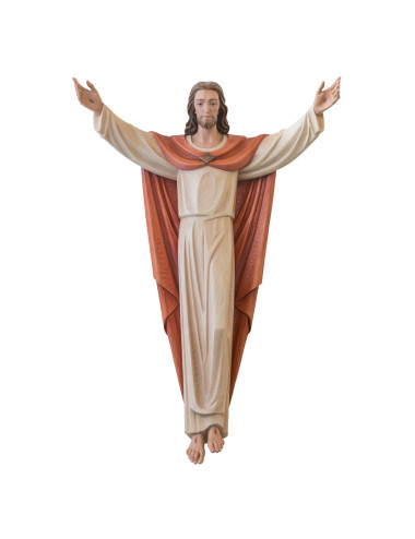 Cristo Resucitado fibra de vidrio