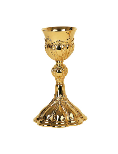 Baroque style Chalice and scale Paten