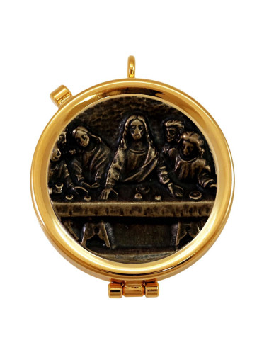 Hosts box with Last Supper relief