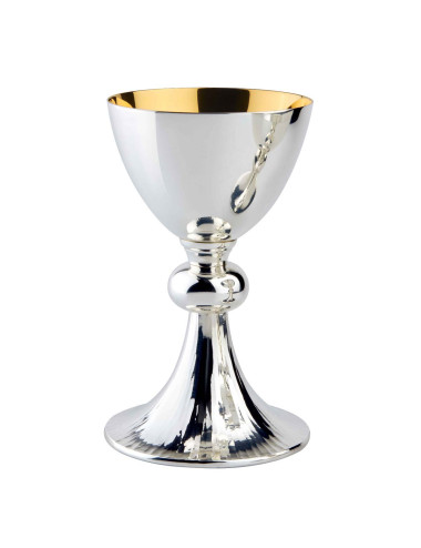 Chalice with slightly hammered in base
