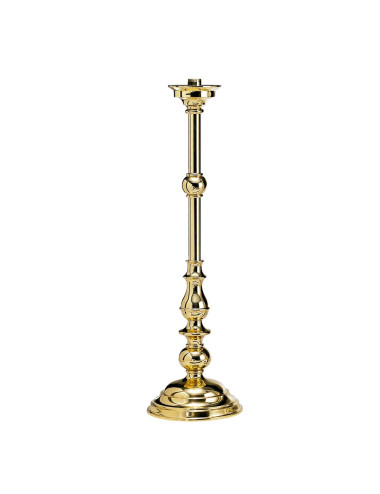 Candelero de pie estilo clásico realizado en metal