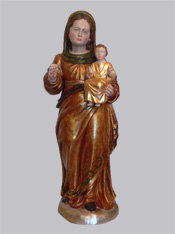 Virgen de Valdetorres restaurada por Santarrufina restauración de imágenes, restauración, santarrufina
