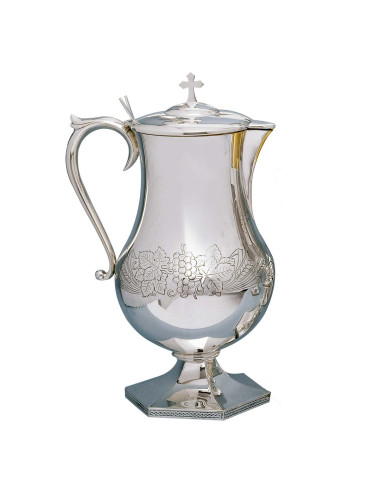 Flagon with wheat, grapes and vine leaves motifs
